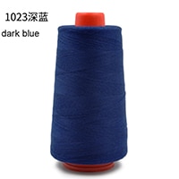 1pc 3000 yards overlocking symaskine industriel polyester tråd 40s/2 håndlavet håndarbejde materiale 20 farver tilgængelige: 1023