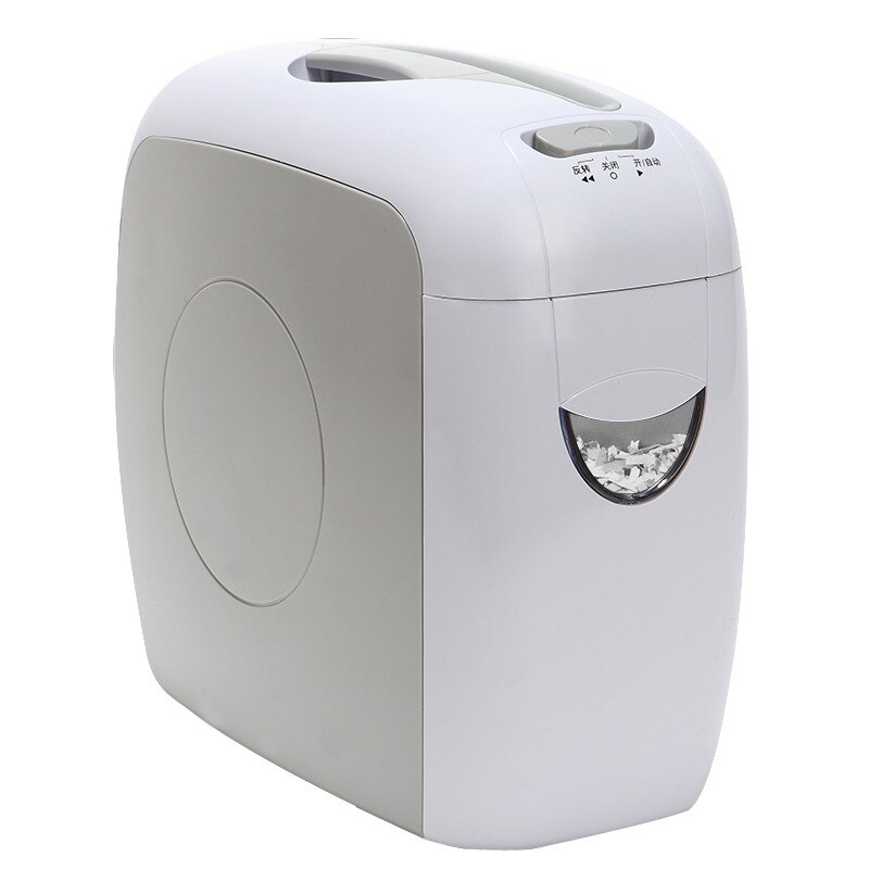 7.5L Electric Paper Shredder Office Home Paper Separation Crusher Destroyer Guillotine Broken Card Document 4 *38mm VS511C-1 1pc