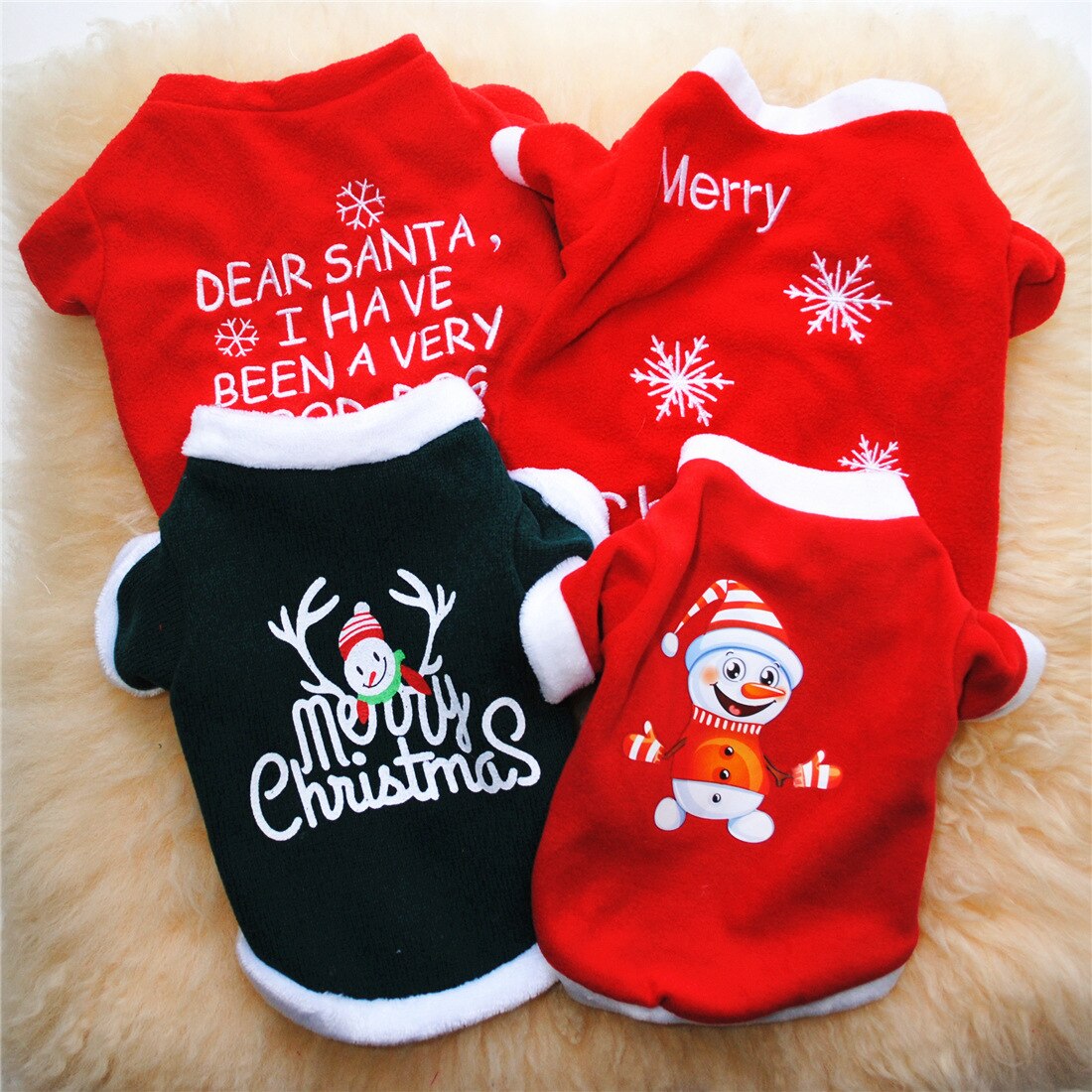 Warme Winter Hond Kleding Soft Fleece Pet Kleding Kerst Hond Jas Jas Jaar Chihuahua Honden Huisdieren Kleding Roupa Cachorro