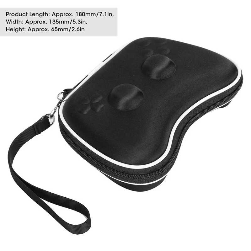 Shockproof Gamepad Bag EVA Gamepad Carrying Case Anti‑Knock Capacity Small Volume for Student Adult