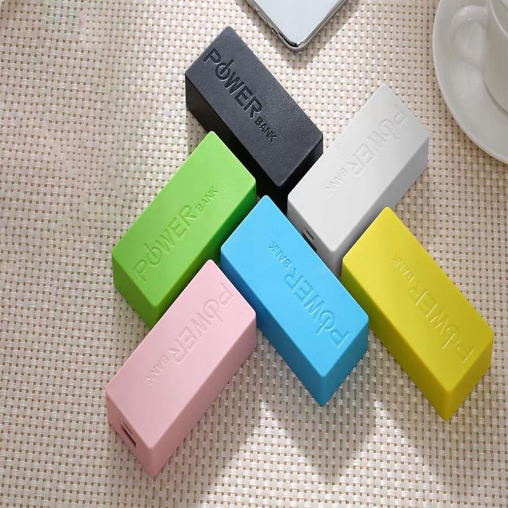 Power Bank Box Universal Welding-free Portable Power Bank Shell Shockproof 2 x 18650 Battery Mobile Charger DIY Case for Phone