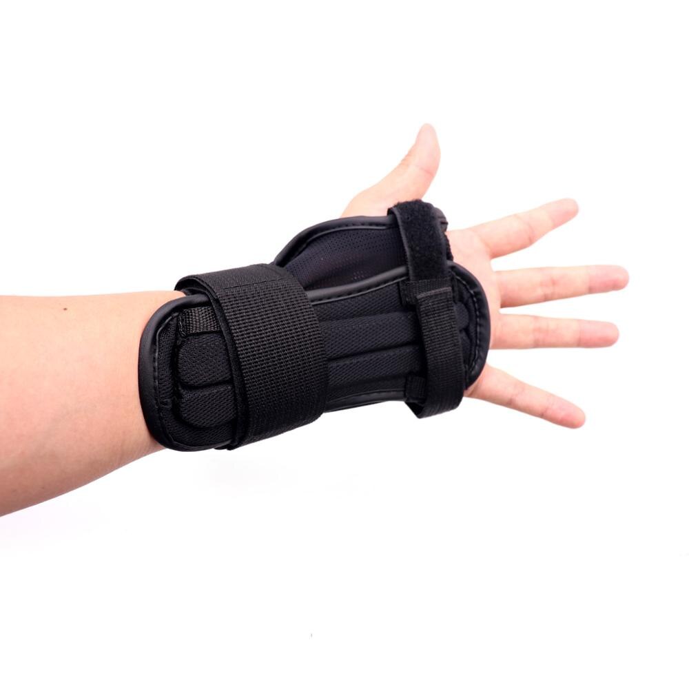Merke 1 par justerbare håndleddsstøtteputer eva ski håndbeskyttelse sport forstuing armbånd