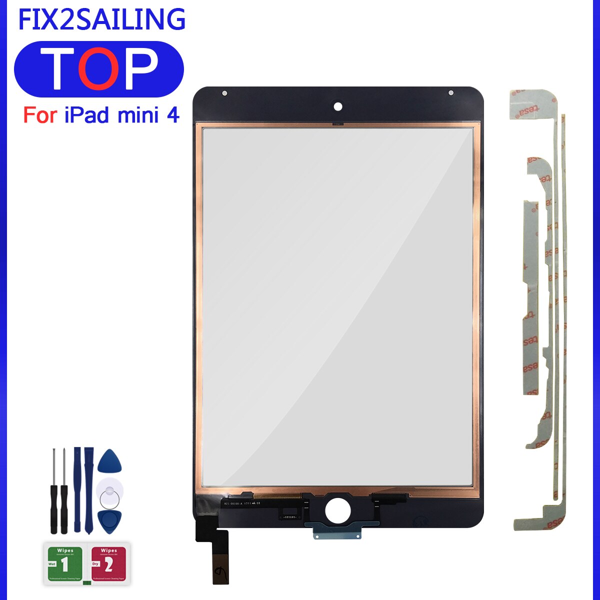 7.9 &quot;Touch Panel Vervanging Voor Ipad Mini 4 Mini4 A1538 A1550 Touch Screen Digitizer Front Outer Glas Lens