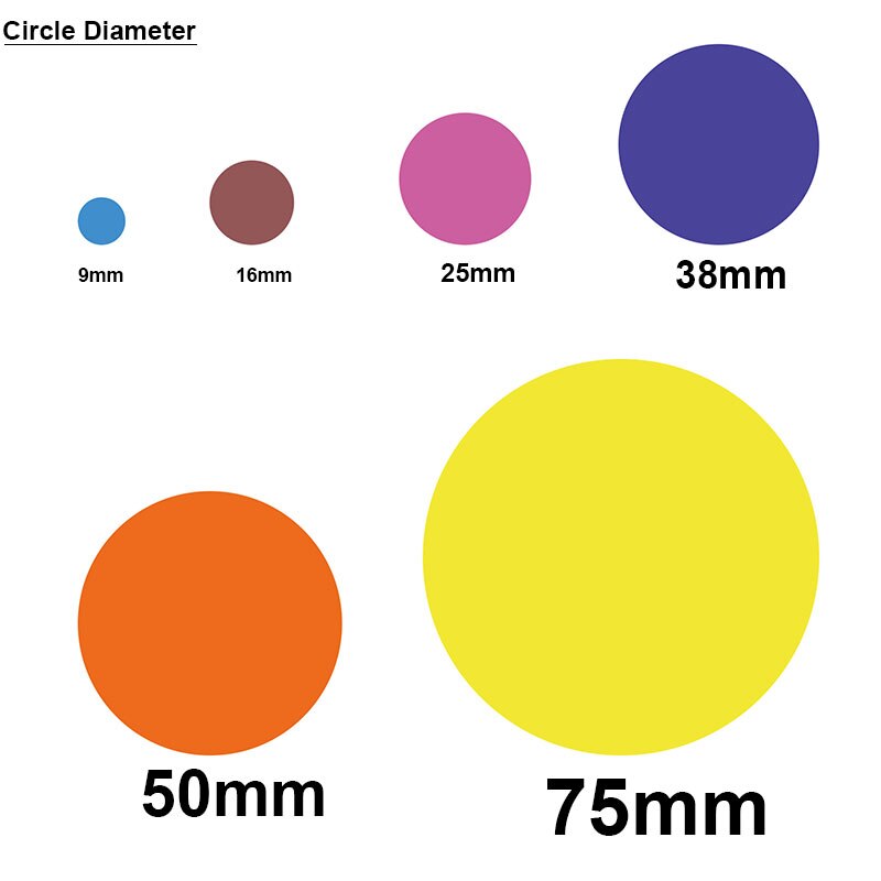 75mm Round DIY Paper Craft Hole Punch Shape For Paper Crafting Card Making Scrapbooking Decoration Teacher Officer