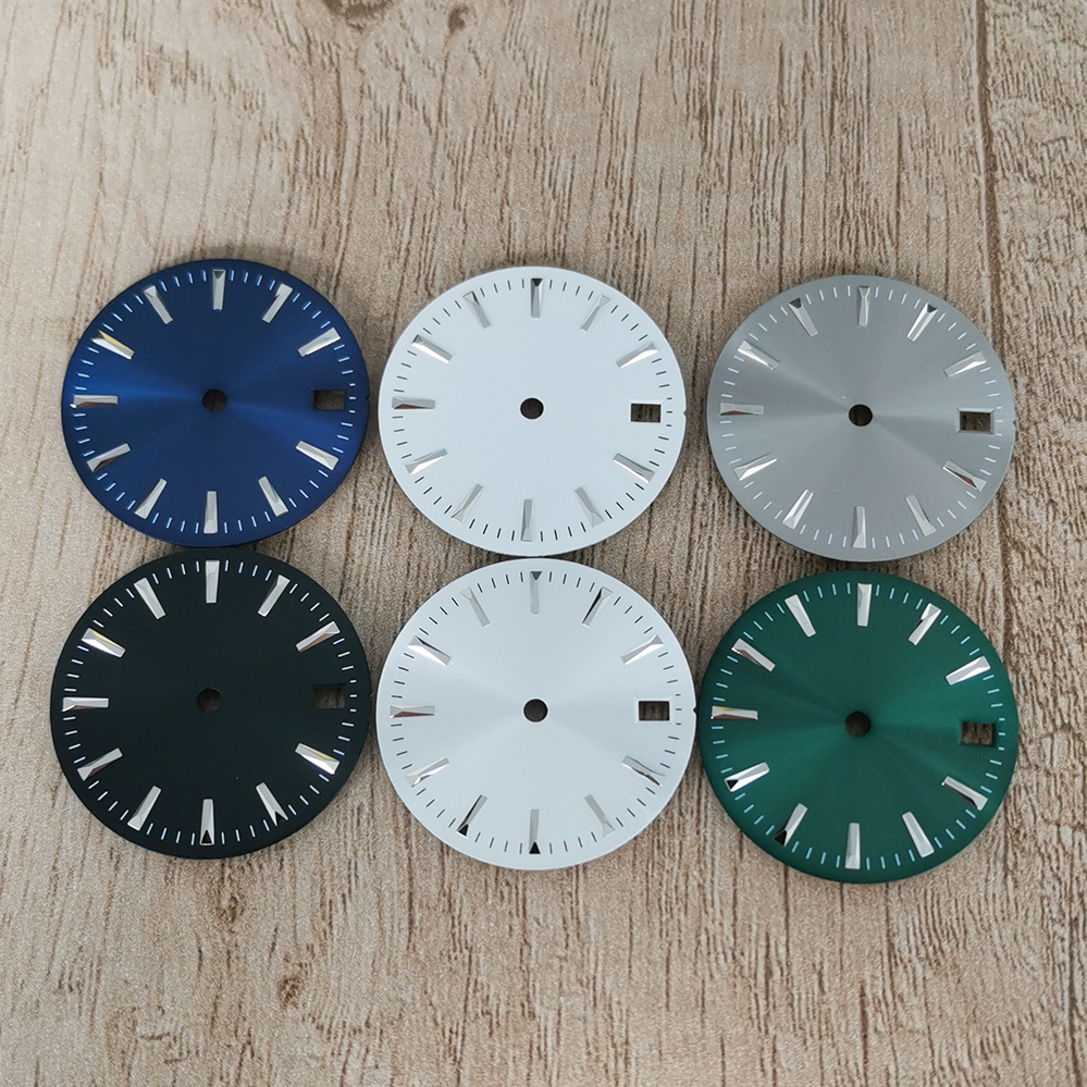 Modified Watch Accessories Watch Dial Stripes Sunburst Simple Watch Face for NH35/364R/7S Movement