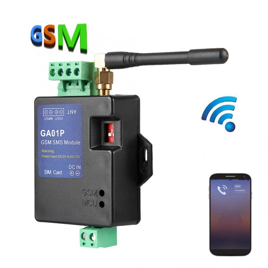Sistema de alarma GSM GA01P, alarma de llamada SMS, batería recargable para alerta de fallo de energía, mando a distancia GSM