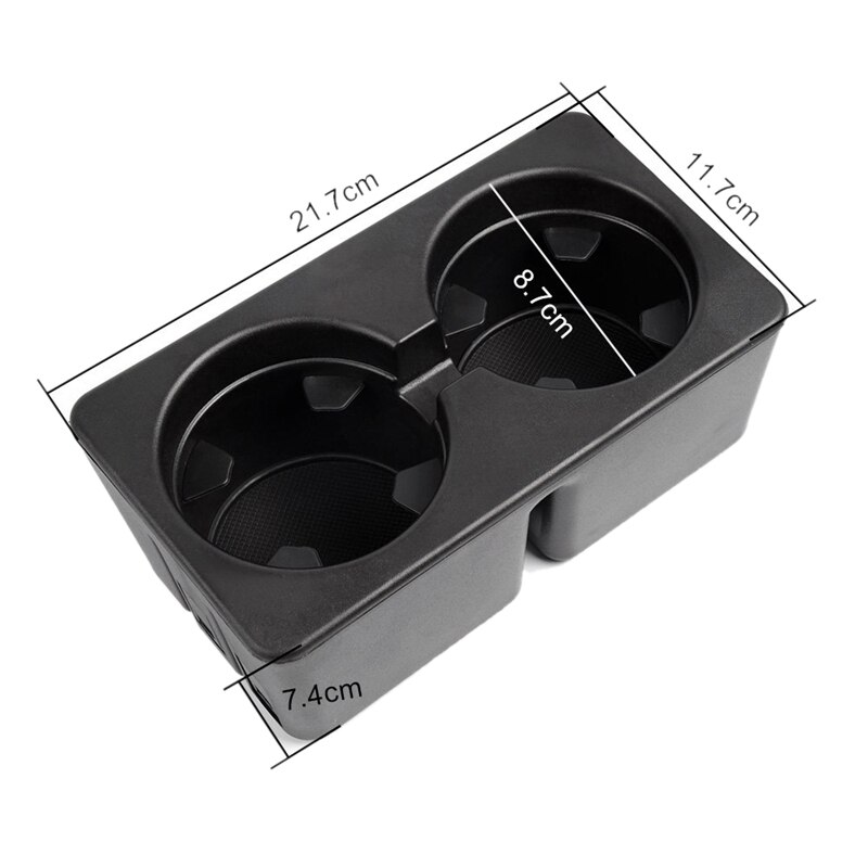 MKptopia Car Front Center Console Water Cup Holder Insert Fits Ben-z W222 S Class (Year 2014-2017