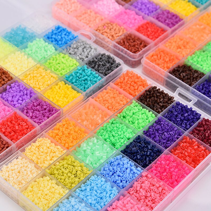 500g 2.6mm Mini hama beads pyssla Iron Beads for Kids Hama Beads 3d puzzle toys Handmade toys