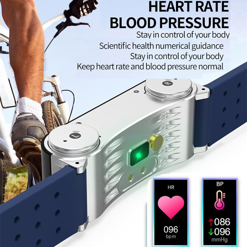 Lsmartlife L890 Smartwatch - 1.14" Color LCD - Heart Rate & Blood Pressure Tracker - Bluetooth 5.0 - Includes Wireless Earbuds