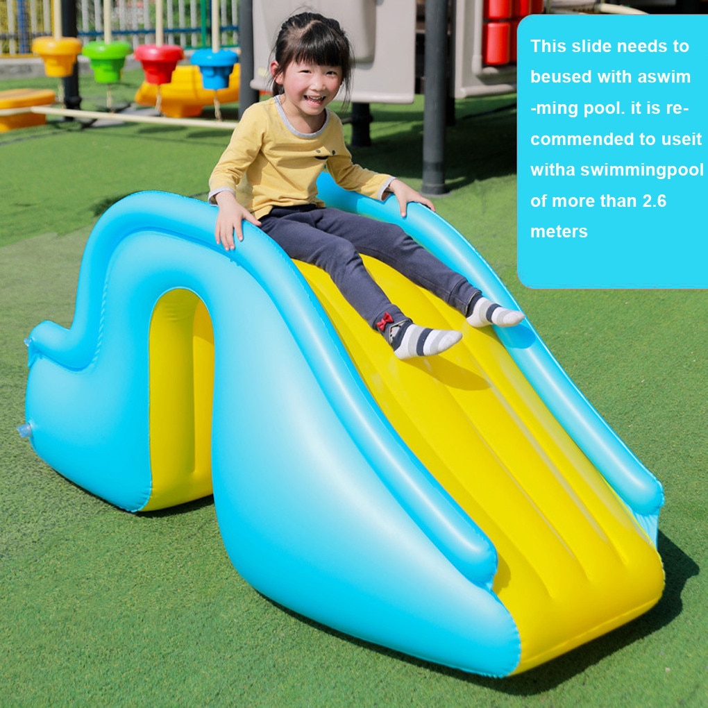 Tobogán de agua inflable al aire libre para niños, tobogán de agua para piscina, tobogán para patio trasero, juguetes de de verano para niños, toboganes de Agua # C4