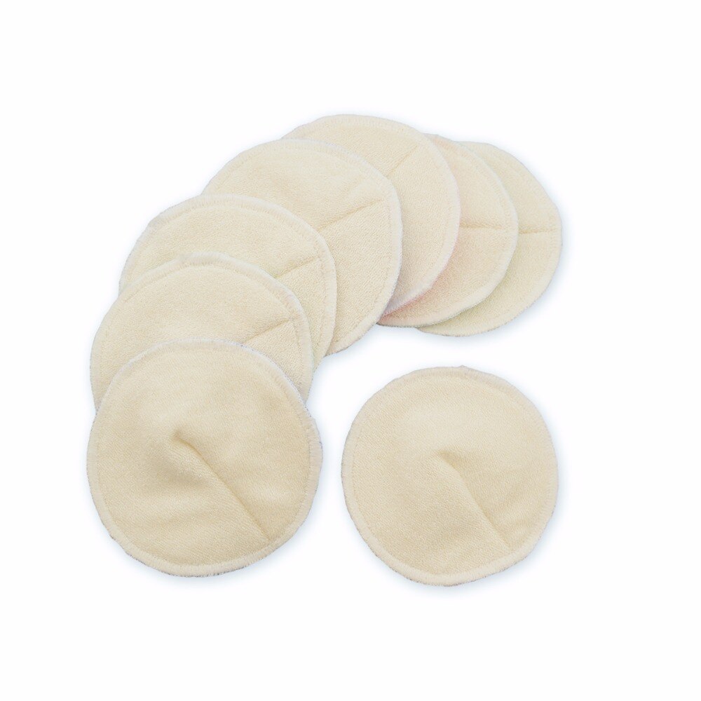 8pcs per Lot Alvababy Super Soft Arc Bamboo Breast Pad Nursing Pads For Mum Washable Feeding Pad