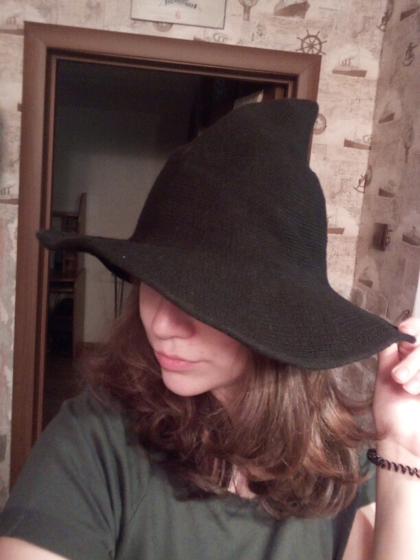 Halloween fest häxa guiden hattar enfärgade kinitted ull hattar för halloween fest maskerad cosplay kostym