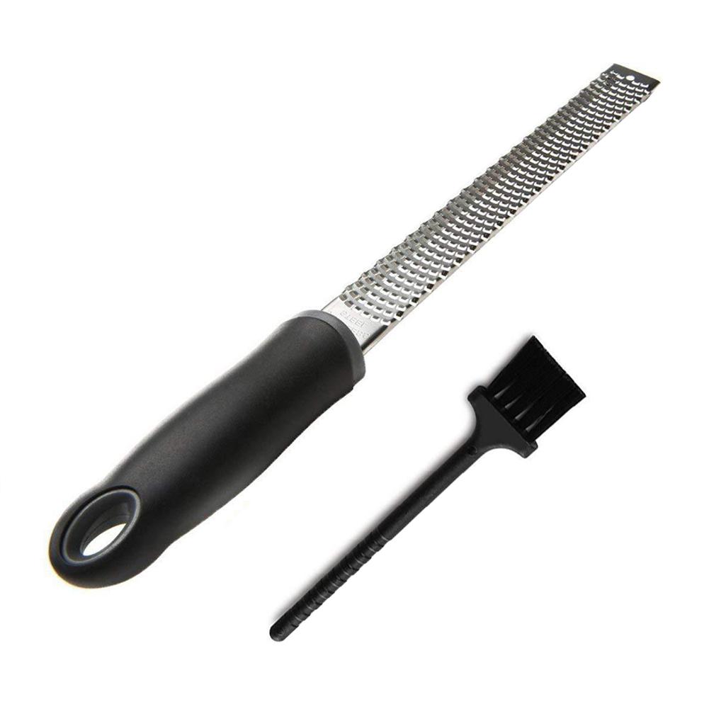 Formaggio Al Cioccolato Grattugia Limone Frutta Zester durevole affilato Raschietto di Alta Qualità in Acciaio Inox da Cucina Utensili impostato Spazzola di Pulizia