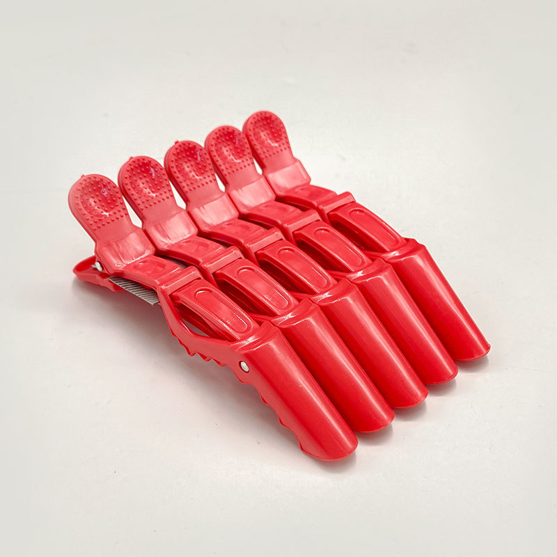 Pinzas de pelo de cocodrilo de plástico, pinzas de peluquería, pinza para el pelo, peluquero , horquillas de estilismo, pasadores, accesorios para el cabello: Azul cielo