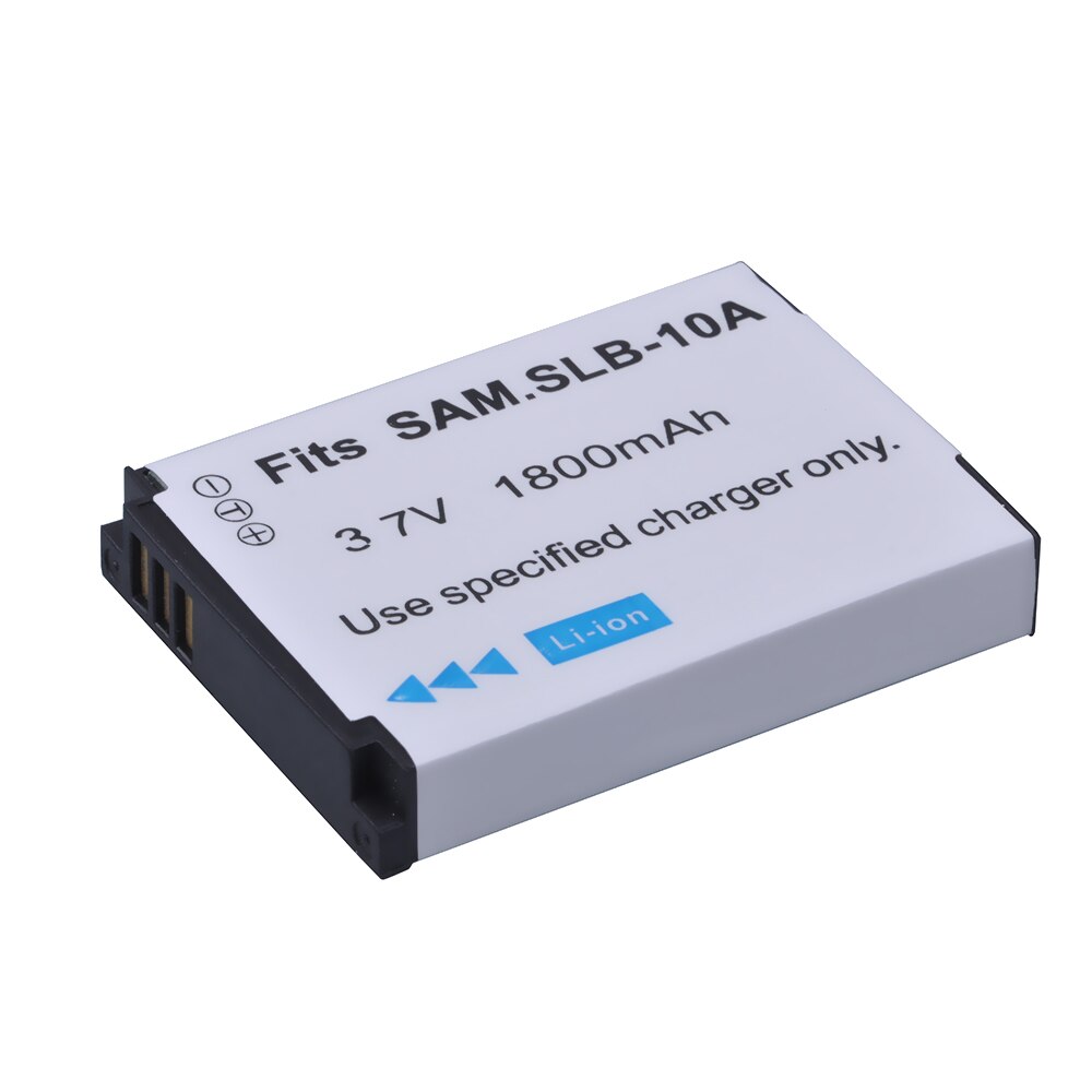 1Pc 3.7V SLB-10A SLB10A SLB 10A Camera Battery for Samsung PL50 PL60 PL65 P800 SL820 WB150F WB250F WB350F WB750 WB800F WB500