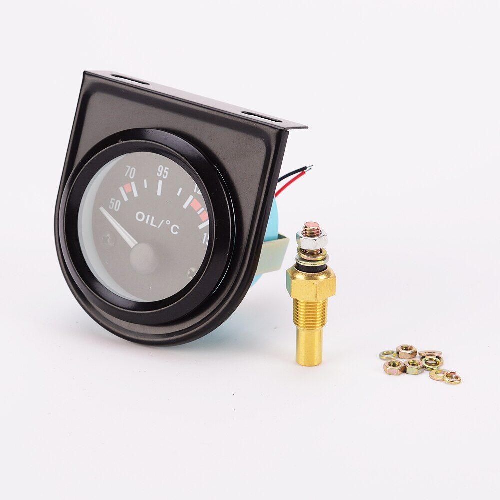 12V Digital Electric Oil Temperature Gauge Sensor Universal 52mm Prosport