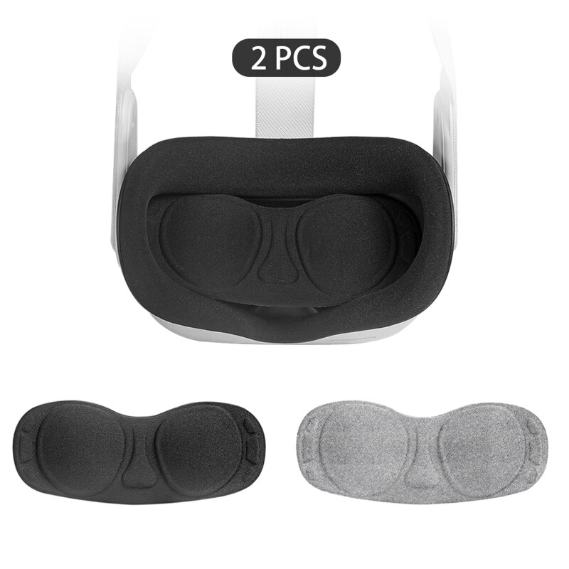 2pcs Dustproof VR Lens Anti Scratch Case Protective Cover Skin for oculus Quest 2 VR Headset Glasses Accessories