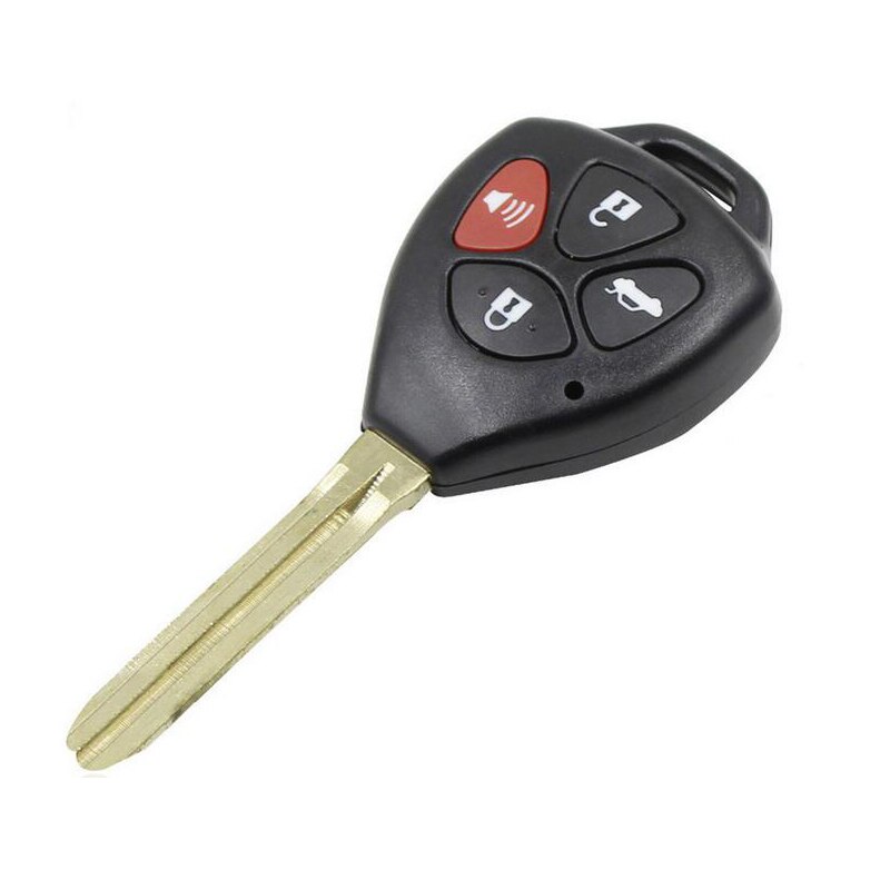 Vervanging Key Blade 4 Knop Afstandsbediening sleutel Shell case voor Toyota Camry Crown Fob Sleutel cover