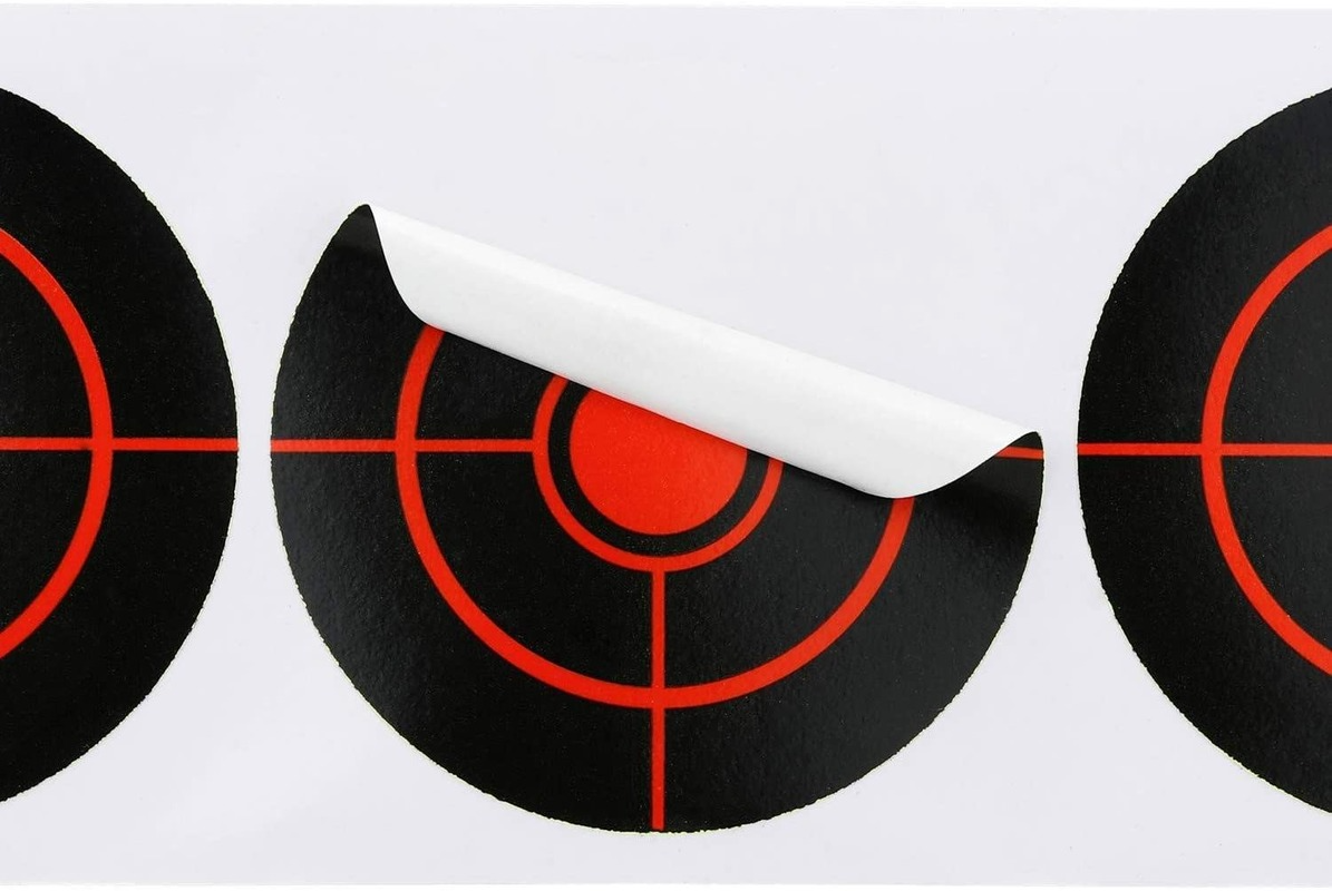 100pcs/250pcs 3 Inch Shooting Splatter Target Stickers Roll 7.5cm Adhesive Reactive Targets Stickers Paper Targets