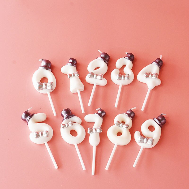 Digital Birthday Candles Big Cake Candles Decoration Smokeless Birthday Number Candle Birthday Cake Decoration