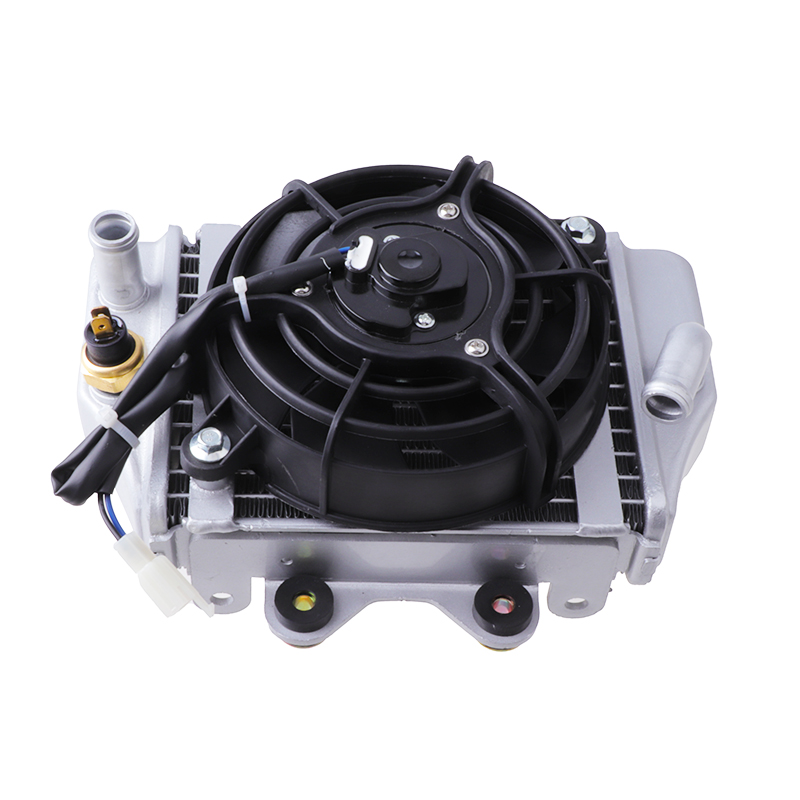 Radiador L/R para motocicleta, refrigeración del tanque de agua, enfriador de aceite de Moto para SHINERAY Zongshen Loncin Lifan, 150cc, 200cc, 250cc, piezas del motor: Naranja