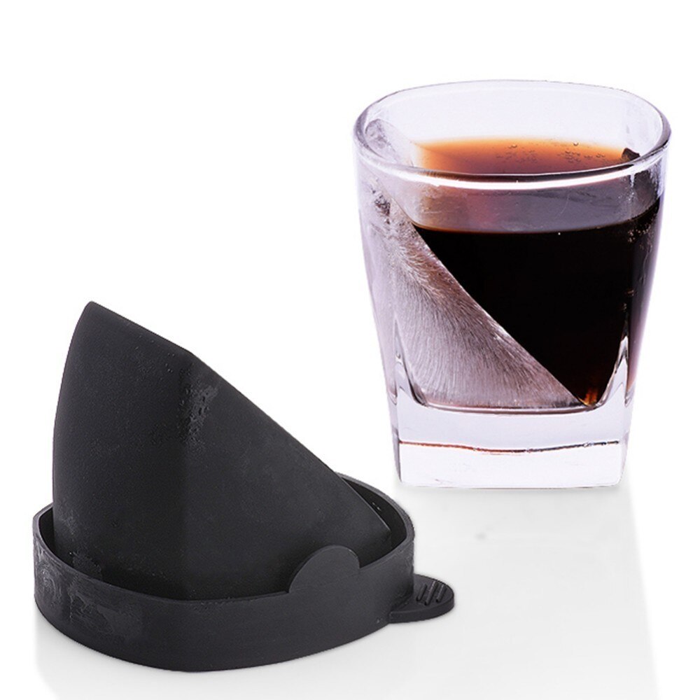 Verre à whisky glacé Vodka vin spiritueux | Verre de verre Iceberg avec moule à glace en Silicone, deux pièces