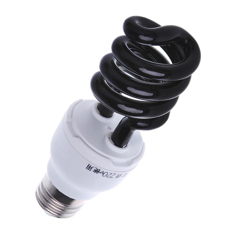 E27 5/15/20W UV Ultraviolet Fluorescent Blacklight CFL Light Bulb Lamp 220V