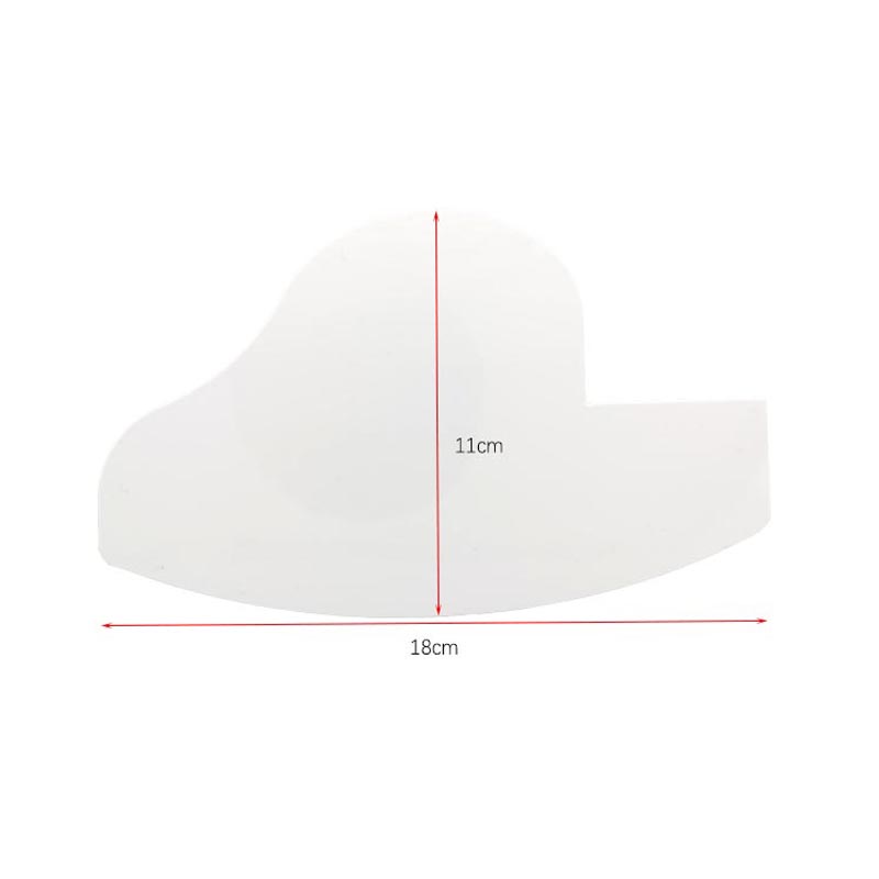 Haarlijn Verbetering Kaart Baard Fiber Dichte Optimalisatie Board Spray Board Kapsel Styling Kaart Haar Styling Tools: WHITE