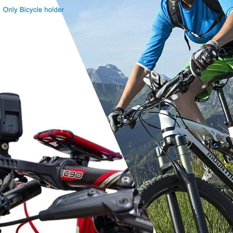 Voor Sram Garmin Fiets Telefoon Houder Fiets Mobiele Houder Fiets Shockproof Mobiele Motorfiets Siliconen Telefoon Houder M4H8