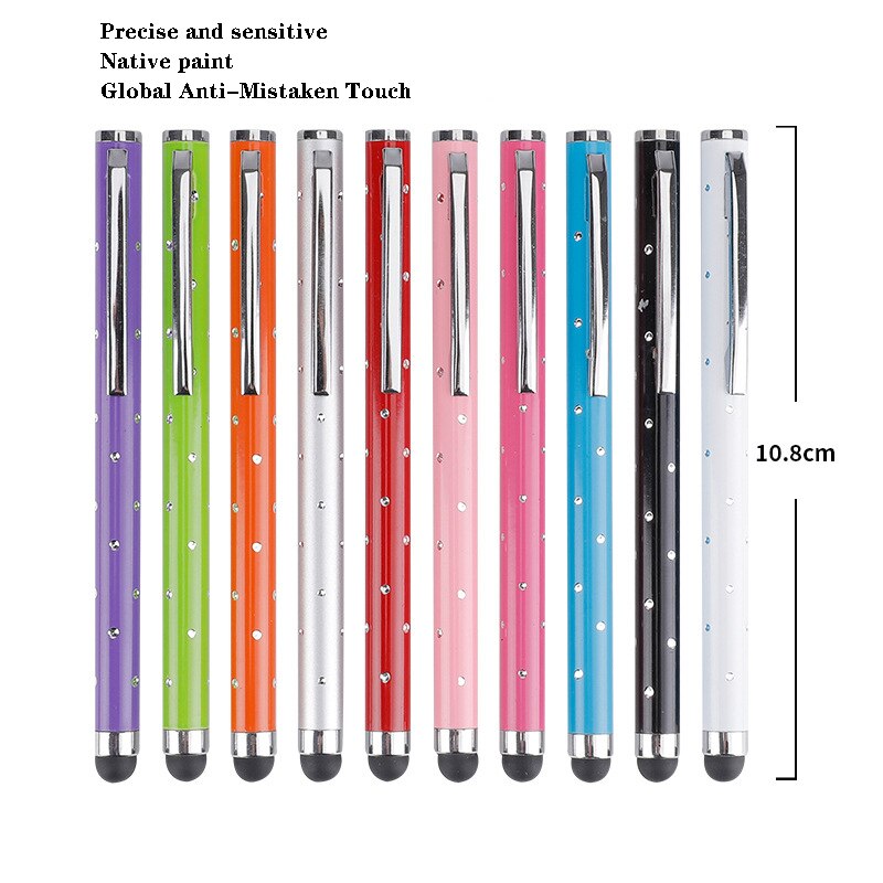 Universal Diamond Flash Stylus Pen Capacitive Screen Resistive Touch Screen Stylus Pen For Mobile Phone Tablet PC Pocket PC