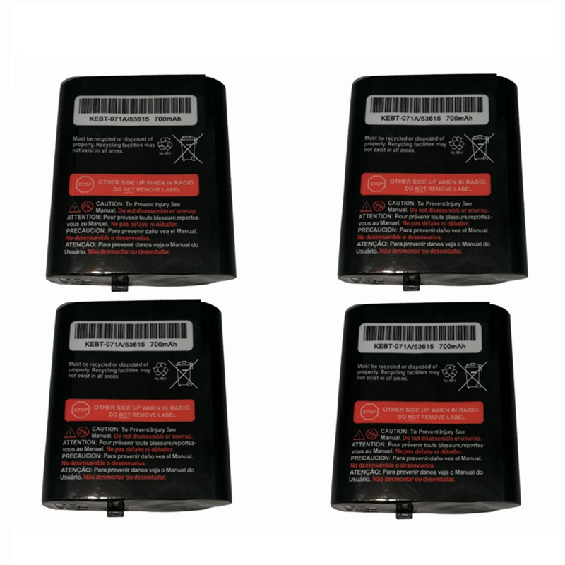 Pack 3.6 V 700MAH battery for MOTOROLA 53615 HKNN4002 HKNN4002B HKNN4002A KEBT-071-B KEBT-071D KEBT-071-C MS350 MR350 MJ270: 4Pcs
