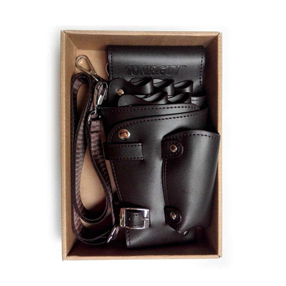 Pu Leer Klinknagel Haar Schaar Clips Zak Kappers Kapper Schaar Holster Pouch Holder Case Met Taille Schouder Riem