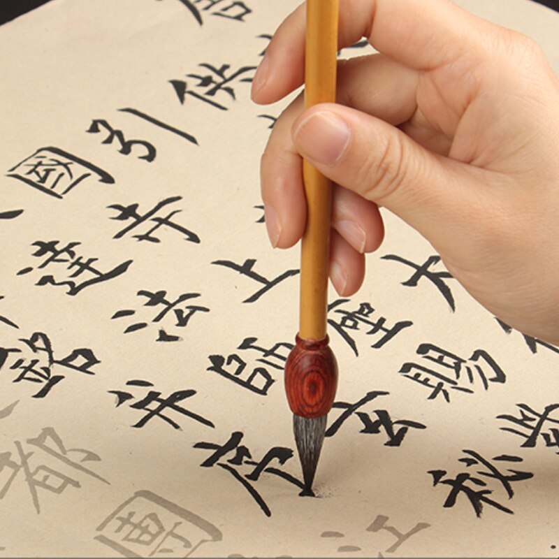 Chinese Calligraphy Brush Pen Set Regular Official Script Writing Brush Traditional Painting Freehand Drawing Calligraphie Brush