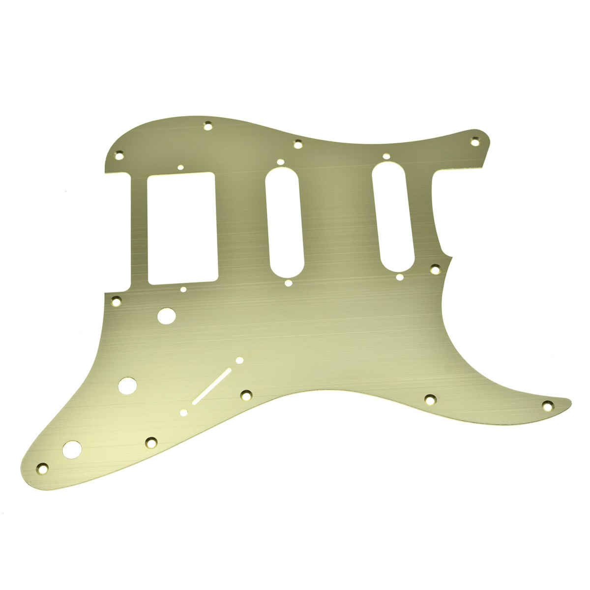 KAISH – Pickguard en aluminium anodisé, 11 trous, métal, Style moderne, ST Strat HSS, pour garde-boue américain/mexicain