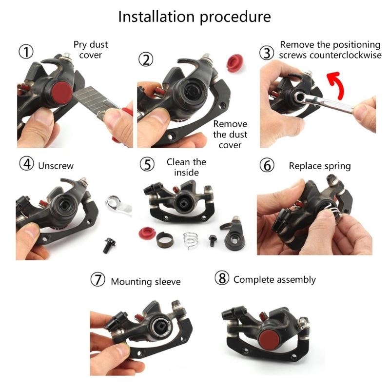 Cycling Brake Bike Springs Steel Braking Return Spring Clip Mountain Bike Disc Brakes Spring For Bike Part Easy To Use