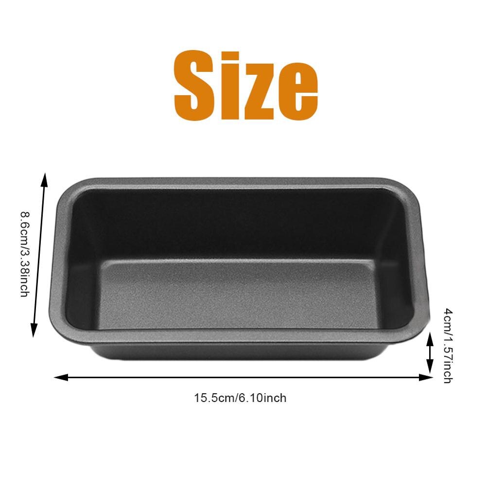 Antiaanbak rechthoekige broodvorm bakvorm ovenschaal schaal bakvorm bakvorm bakvorm en pannen duurzaam koolstofstaal