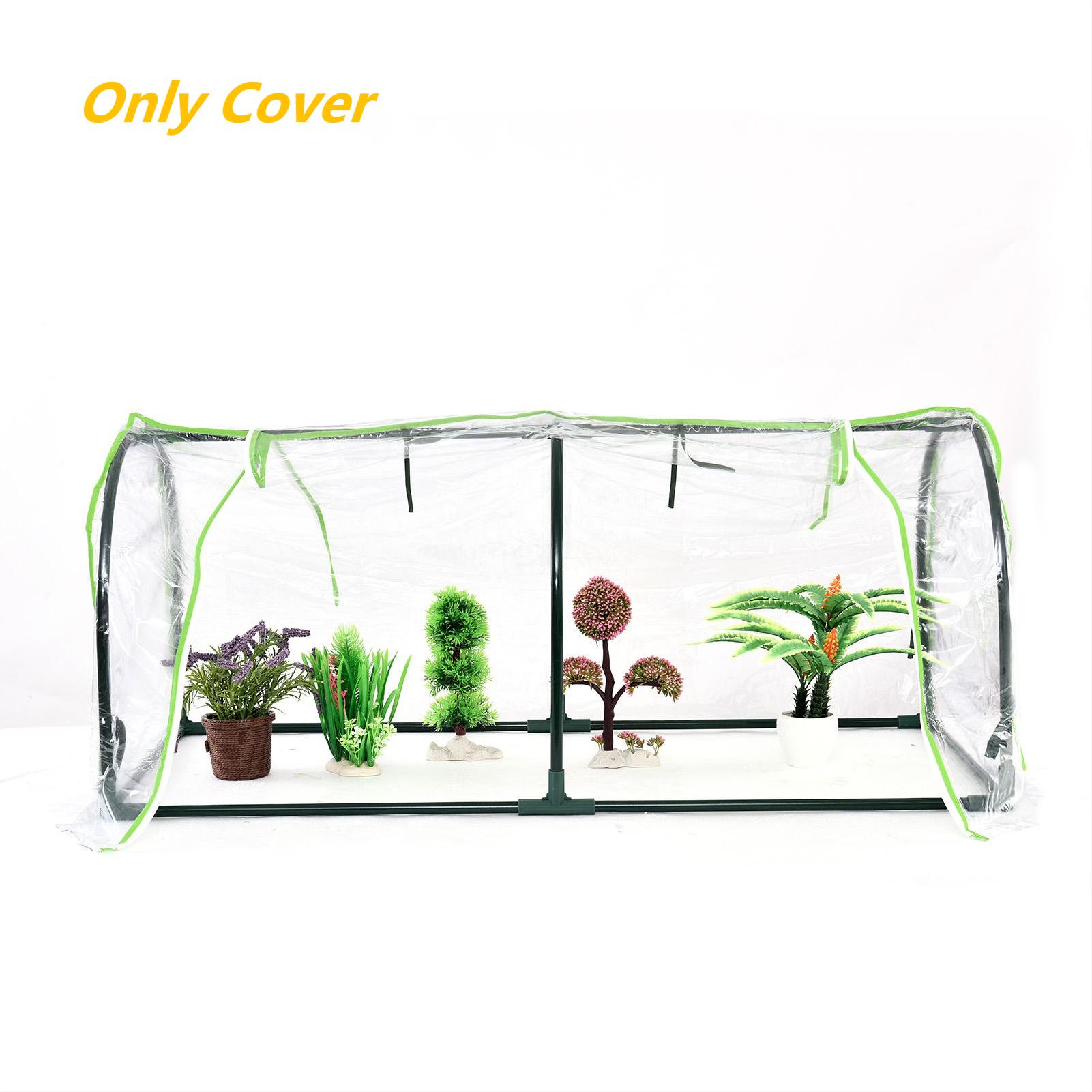 1.2m Portable Home Tunnel Greenhouse Mobile Mini Greenhouse Greenhouse Plant Insulation Ventilated Cold Cover