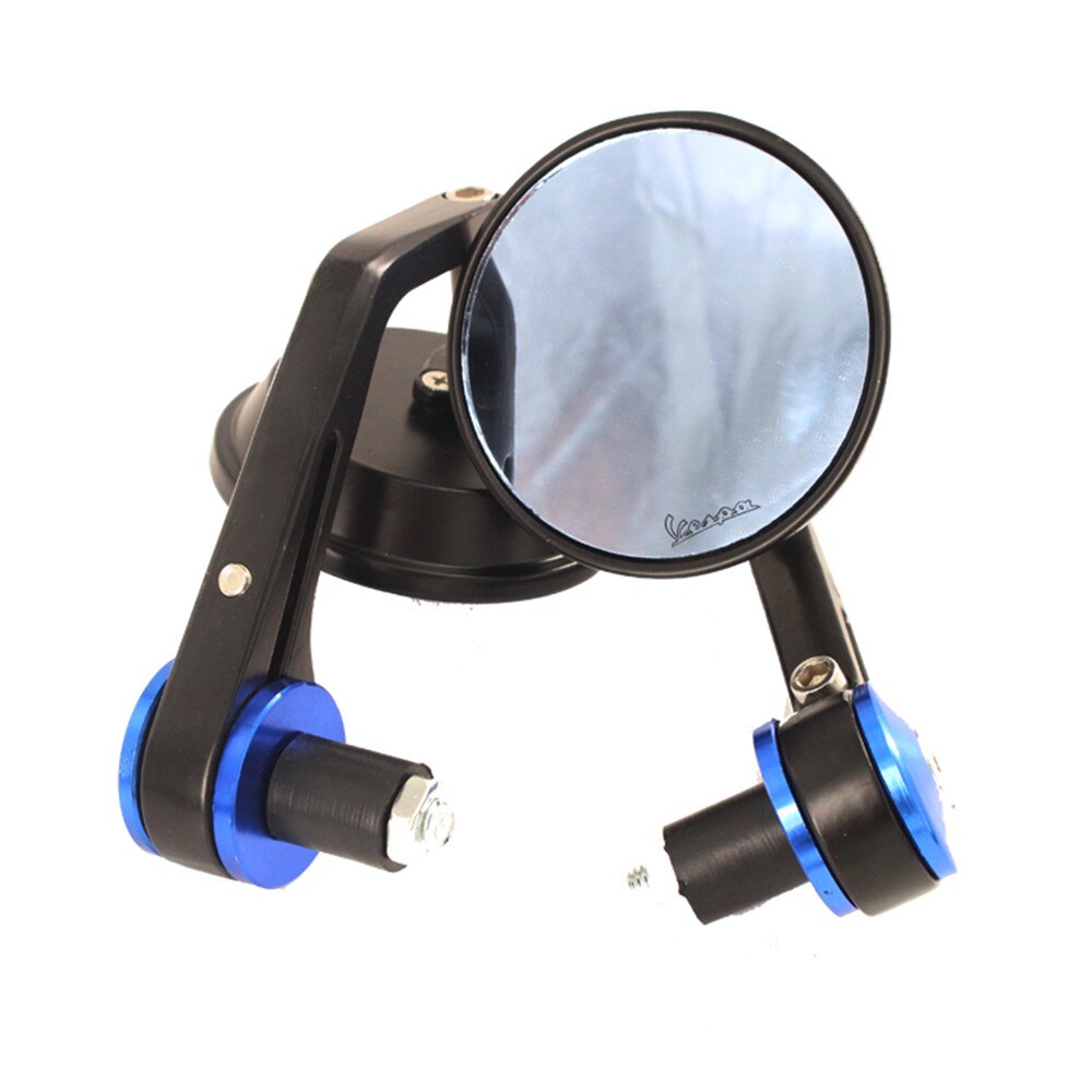 Motorfiets Achteruitkijkspiegel Scooter Handvat Bar End Side Achteruitkijkspiegels Voor Vespa Lt Lx Gt Gts Gtv 60 125 150 200 250 300 300ie: blue