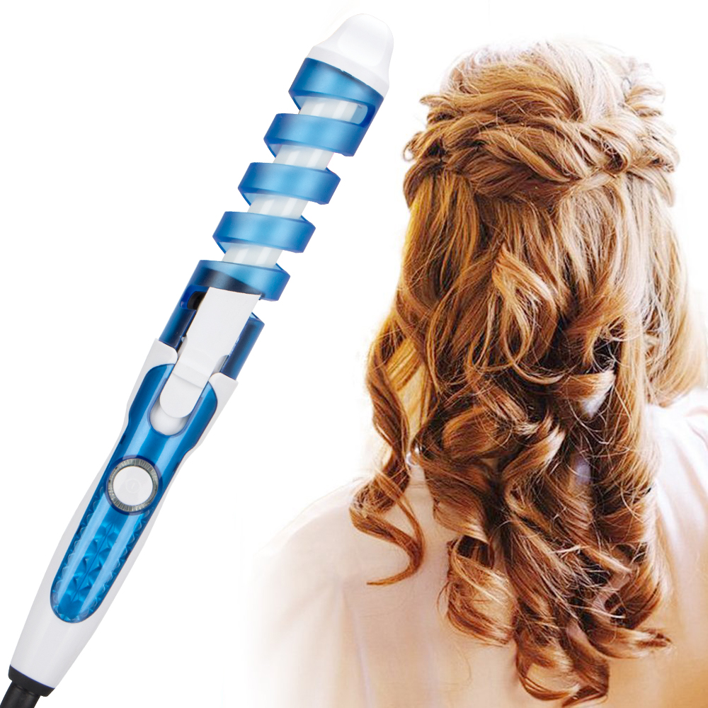 rizador de cabello magia tenacillas en espiral calefacción rápida varita rizadora pelo eléctrico Styler Pro Estilo herramienta