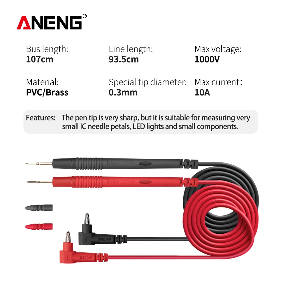 ANENG 18 In 1 Multi-function Combination Test profissional multimeter pen 1000V Universal Meter Test Line Multimeter Table Pen: PT1002