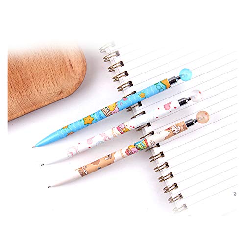 3 stuks schattige kawaii sushi voedselpers automatische mechanische potlood schrijven tekenen school kantoorbenodigdheden studenten briefpapier 0.5mm