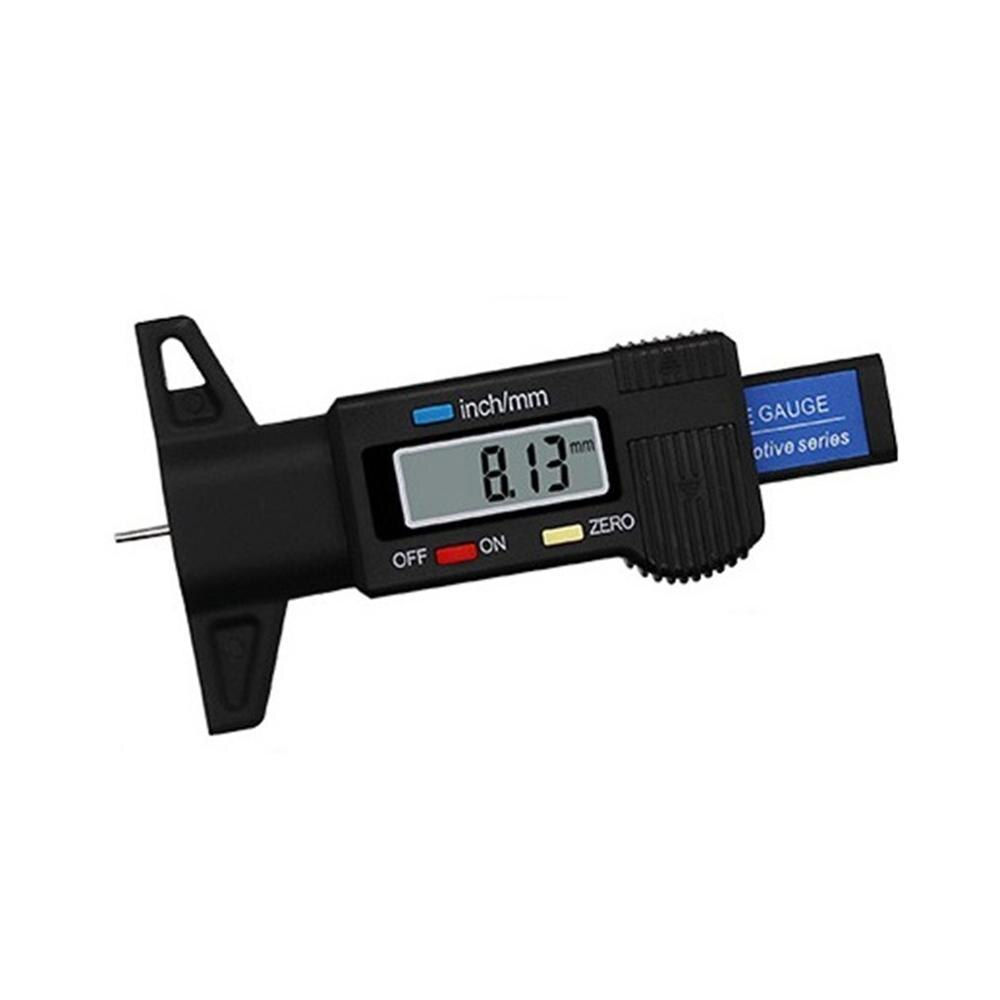 Car 0-25.4mm Digital Tyre Tire Tread Depth Tester Gauge Meter Measurer Tool Caliper LCD Display Tpms Tire Monitoring System