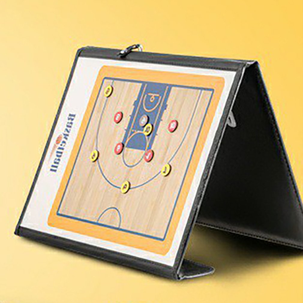 Basketball Coaching Board Double Sided Coach Guiding Board Portable Competition Game Training Equipment