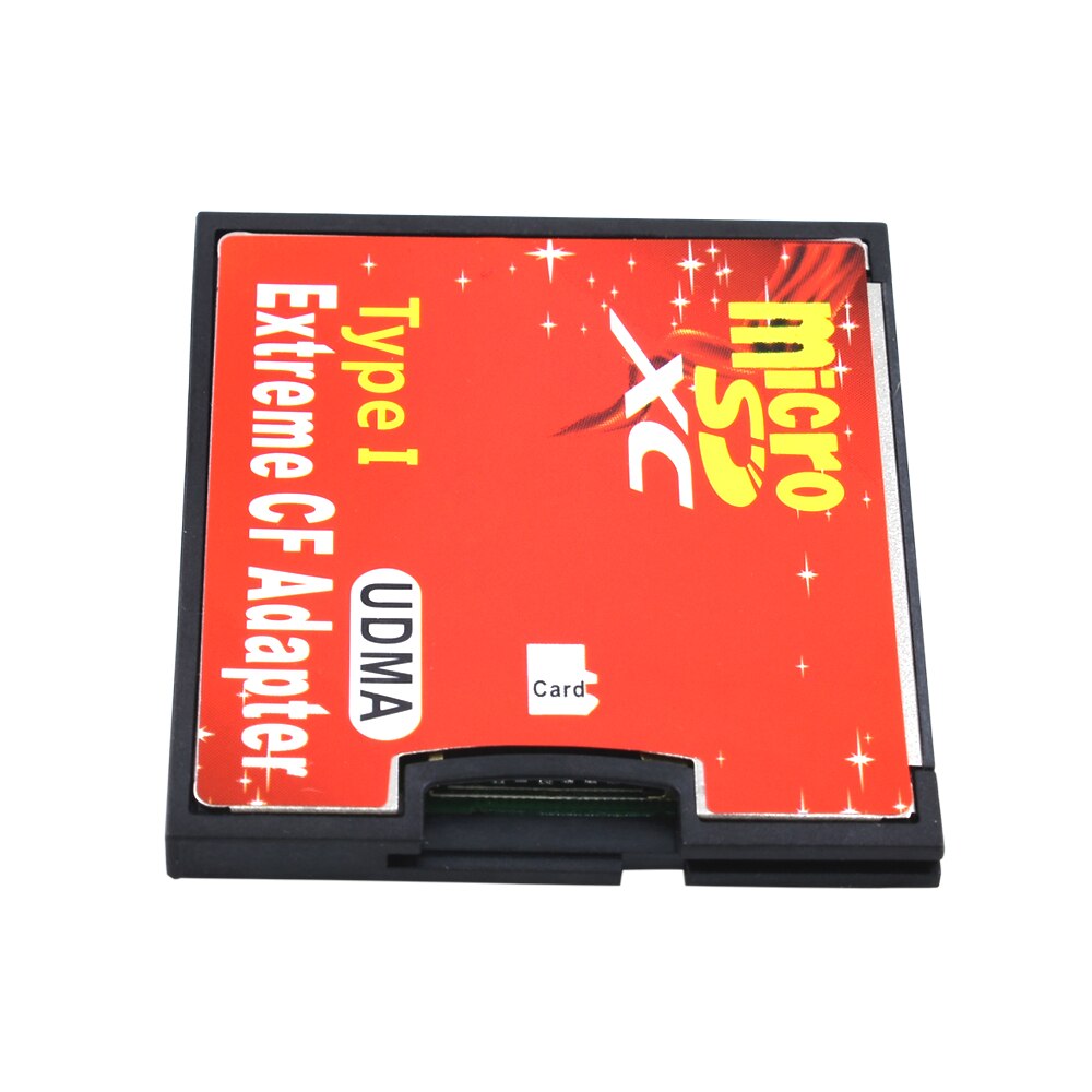 Tishric micro sd tf til cf kort adapter til microsd/hc til compact flash type i hukommelseskortlæser konverter til kamera