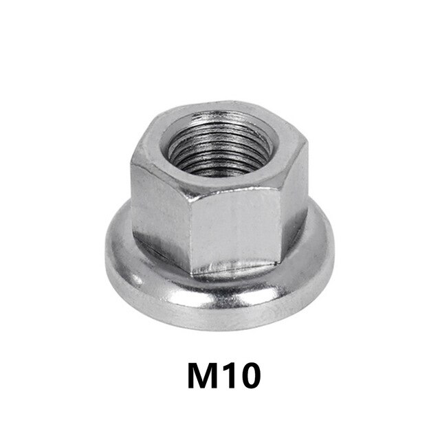 2PCS M9/M10 Nuts Stainless Steel Bike / Cycle Wheel Axle Track Nuts Screws For Dead-flying Front / rear Hubs Cycling Parts: M10