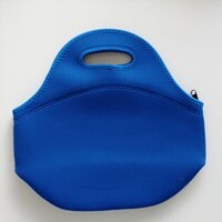 100% Neoprene thermal lunchbox lancheira bolsa de franja thermal bag bolsa termica lunch bags insulation for women ALB394D: 24 MID BLUE