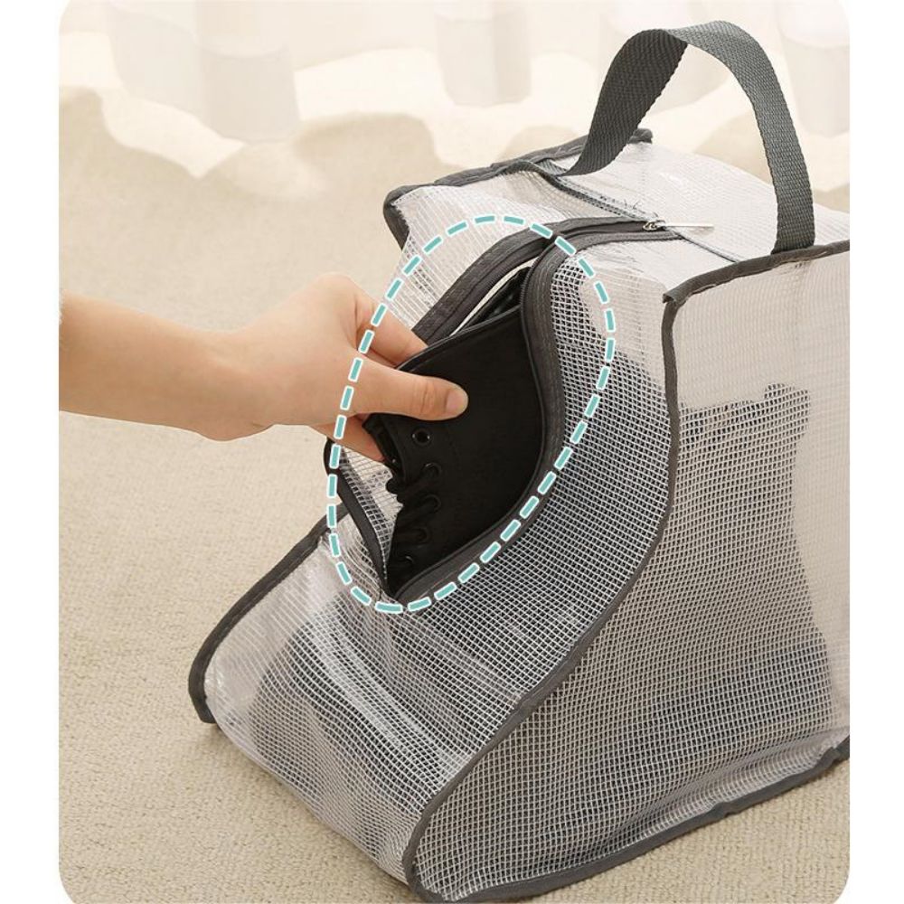 Shoe Storage Bag Household Foldable Portable Season Boots Protective Travel Essentials Covers Waterproof Shoes Organizer Bag