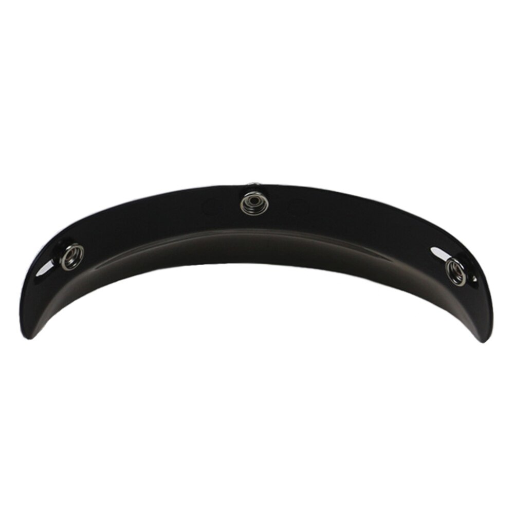 Universal Black 3-Snap Motorhelm Piek Lens Open Gezicht Zonnescherm Visor Shield