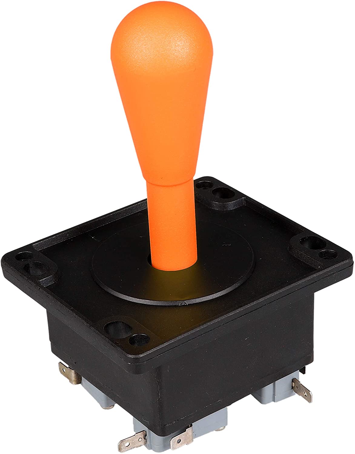 EG STARTS American Style Arcade Competition 2Pin Bat Joystick Switchable FromJoystick de 2 pines para Arcade de estilo americano, Joystick de murciélago conmutable de 8 vías, mango elíptico, precisión de 8 vías de 187&quot;: orange