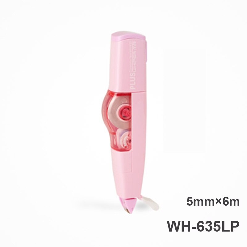 PLUS Austauschbare Korrektur Band mit Refill 5 mm * 6 Meter Japan Weiß Aus Corrector Schreibwaren: WH-635LP(Light Pink)